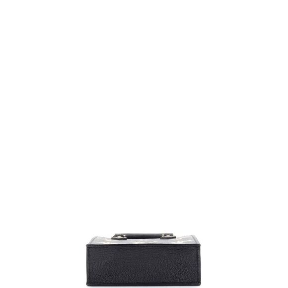 Louis Vuitton Petit Sac Plat Bag Bicolor Monogram Empreinte Giant Black - Picture 4 of 7